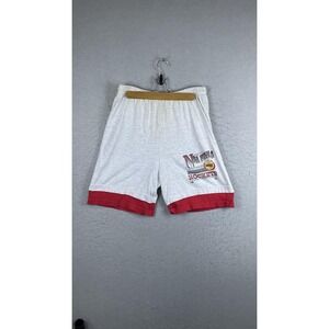 Vintage Houston Rockets Shorts Mens XL Gray Red NBA Basketball 1994 Finals 90s